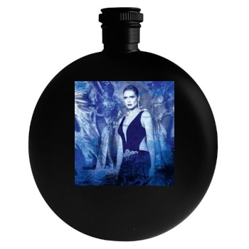 Heidi Klum Round Flask