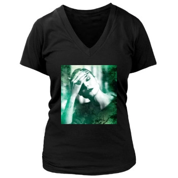 Heidi Klum Women's Deep V-Neck TShirt