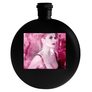 Heidi Klum Round Flask