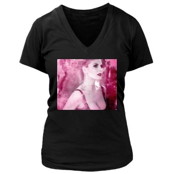 Heidi Klum Women's Deep V-Neck TShirt