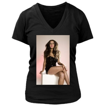 Helen Flanagan Women's Deep V-Neck TShirt