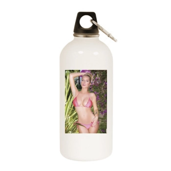 Helen Flanagan White Water Bottle With Carabiner