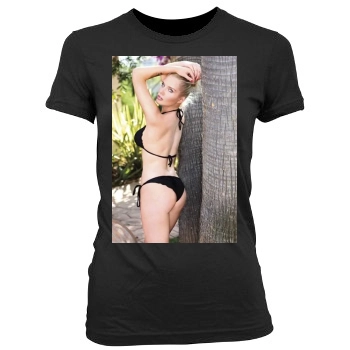 Helen Flanagan Women's Junior Cut Crewneck T-Shirt