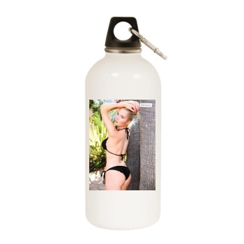 Helen Flanagan White Water Bottle With Carabiner