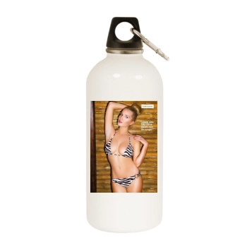 Helen Flanagan White Water Bottle With Carabiner