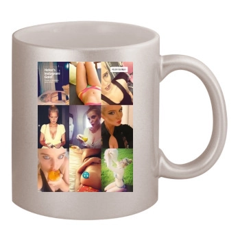 Helen Flanagan 11oz Metallic Silver Mug