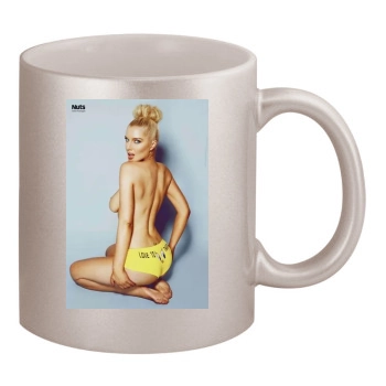 Helen Flanagan 11oz Metallic Silver Mug