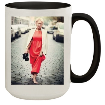 Helen Mirren 15oz Colored Inner & Handle Mug