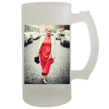 Helen Mirren 16oz Frosted Beer Stein