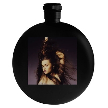 Helena Bonham Carter Round Flask