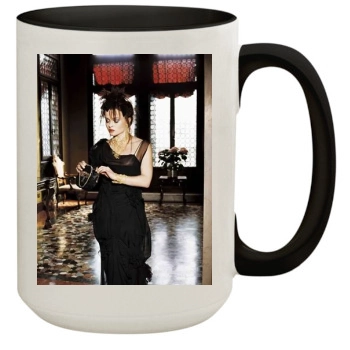 Helena Bonham Carter 15oz Colored Inner & Handle Mug