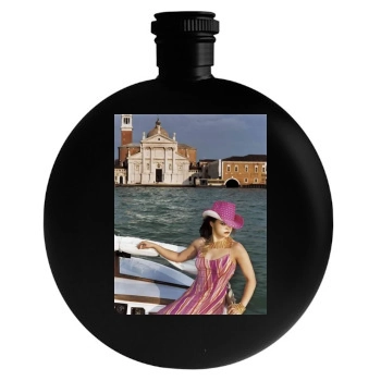 Helena Bonham Carter Round Flask