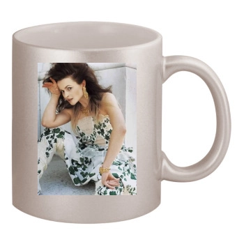 Helena Bonham Carter 11oz Metallic Silver Mug