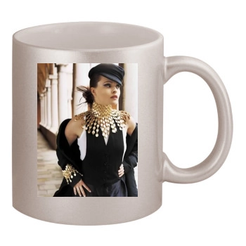 Helena Bonham Carter 11oz Metallic Silver Mug