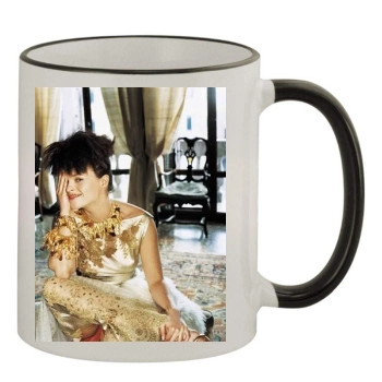 Helena Bonham Carter 11oz Colored Rim & Handle Mug