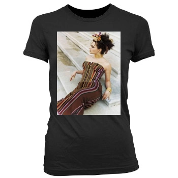 Helena Bonham Carter Women's Junior Cut Crewneck T-Shirt