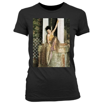 Helena Bonham Carter Women's Junior Cut Crewneck T-Shirt