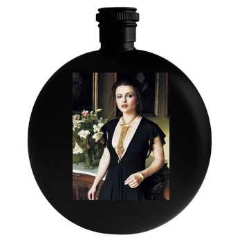 Helena Bonham Carter Round Flask