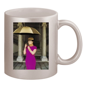 Helena Bonham Carter 11oz Metallic Silver Mug