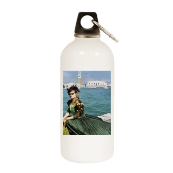 Helena Bonham Carter White Water Bottle With Carabiner