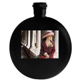 Helena Bonham Carter Round Flask