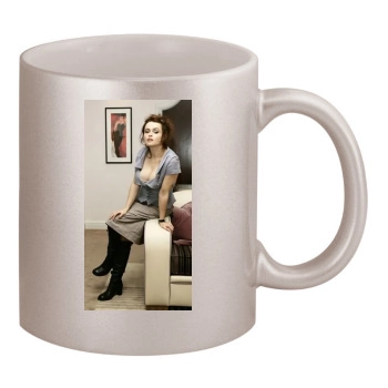 Helena Bonham Carter 11oz Metallic Silver Mug