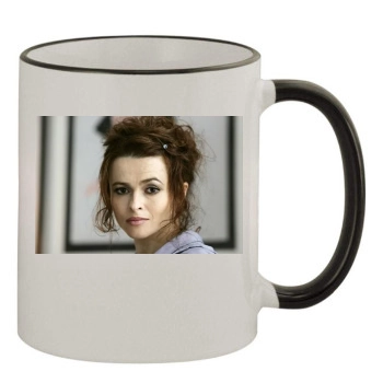 Helena Bonham Carter 11oz Colored Rim & Handle Mug