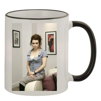 Helena Bonham Carter 11oz Colored Rim & Handle Mug