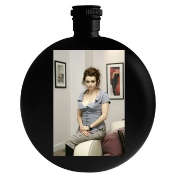 Helena Bonham Carter Round Flask