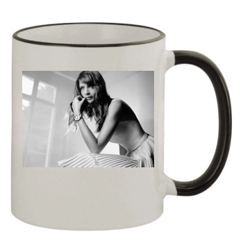 Helena Christensen 11oz Colored Rim & Handle Mug