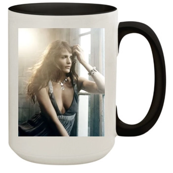 Helena Christensen 15oz Colored Inner & Handle Mug