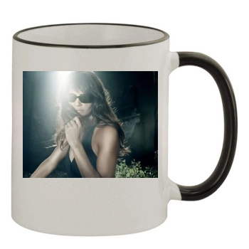 Helena Christensen 11oz Colored Rim & Handle Mug