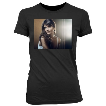 Helena Christensen Women's Junior Cut Crewneck T-Shirt