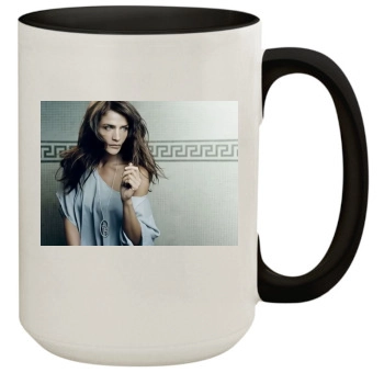 Helena Christensen 15oz Colored Inner & Handle Mug