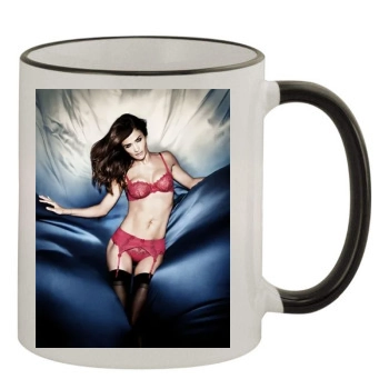 Helena Christensen 11oz Colored Rim & Handle Mug