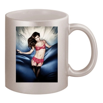 Helena Christensen 11oz Metallic Silver Mug