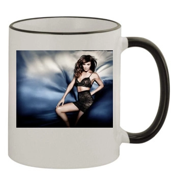 Helena Christensen 11oz Colored Rim & Handle Mug