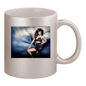 Helena Christensen 11oz Metallic Silver Mug