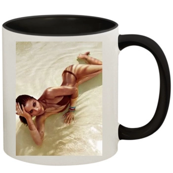 Helena Christensen 11oz Colored Inner & Handle Mug