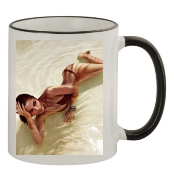 Helena Christensen 11oz Colored Rim & Handle Mug