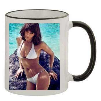 Helena Christensen 11oz Colored Rim & Handle Mug