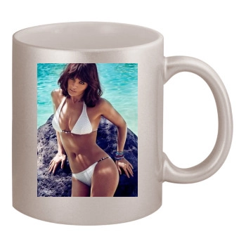 Helena Christensen 11oz Metallic Silver Mug