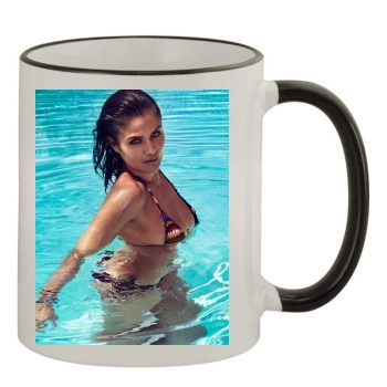 Helena Christensen 11oz Colored Rim & Handle Mug