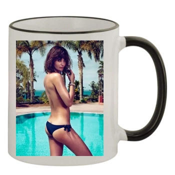 Helena Christensen 11oz Colored Rim & Handle Mug