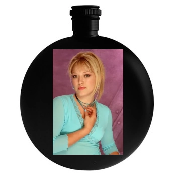 Hilary Duff Round Flask