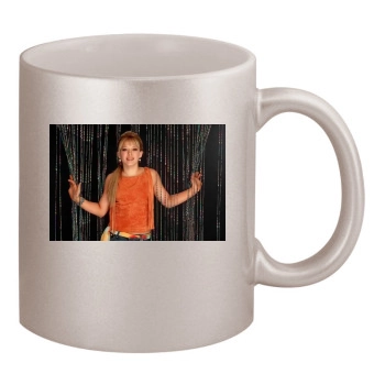 Hilary Duff 11oz Metallic Silver Mug