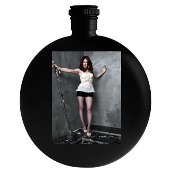 Hilary Duff Round Flask