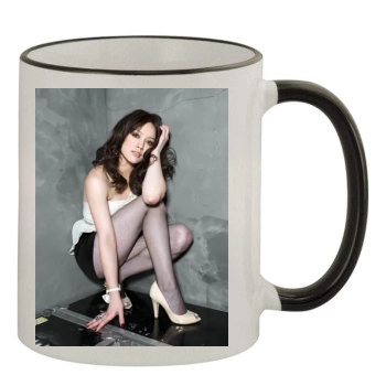 Hilary Duff 11oz Colored Rim & Handle Mug