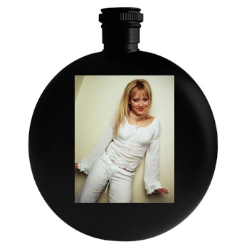 Hilary Duff Round Flask