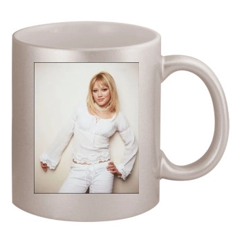 Hilary Duff 11oz Metallic Silver Mug